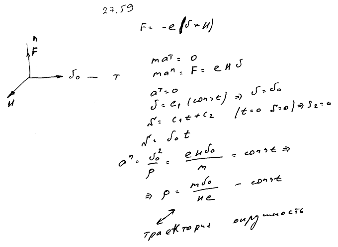 Мещерский 27.59 - Дифференциальные уравнения движения